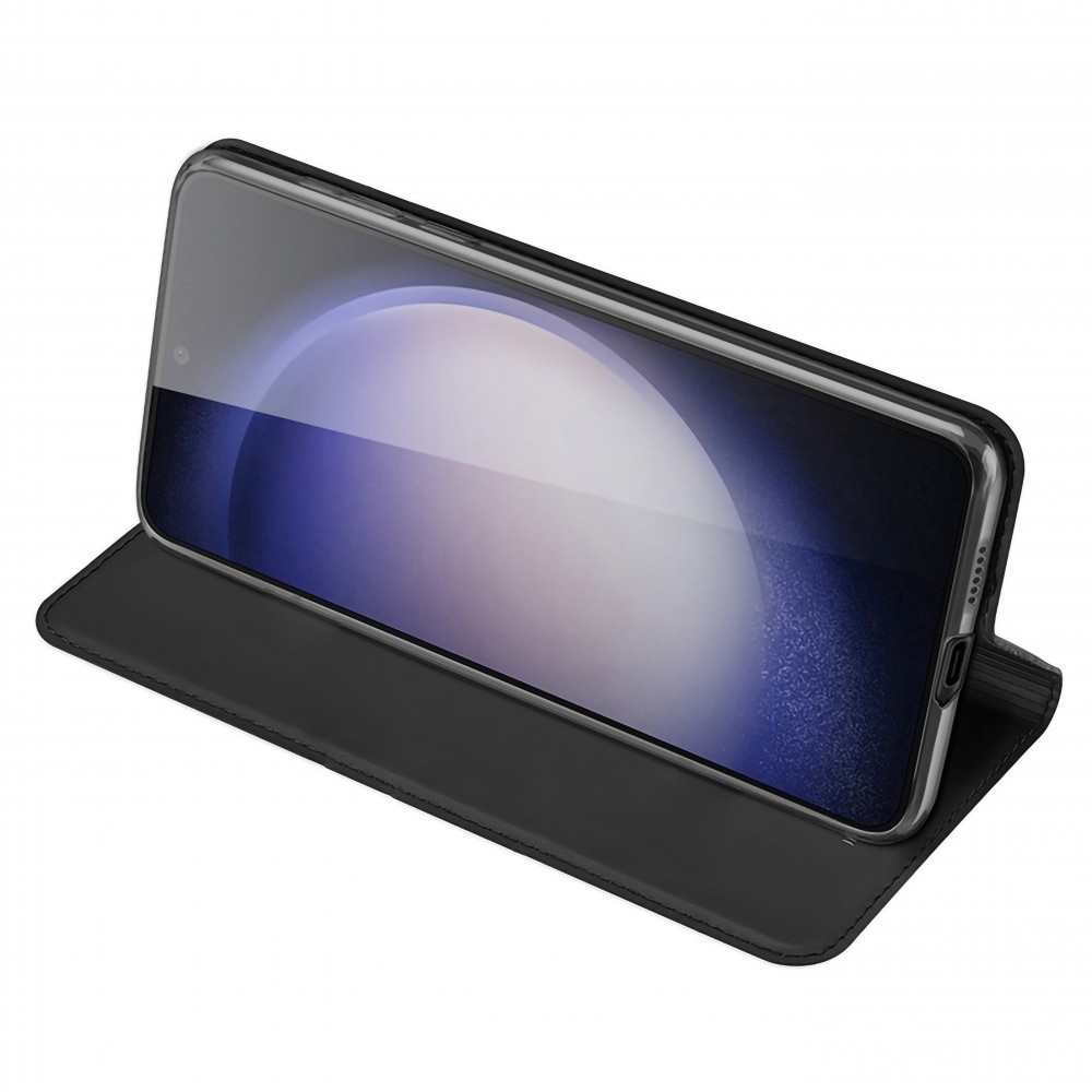 Samsung Galaxy S25 oldalra nyíló tok, Fekete - Image 5