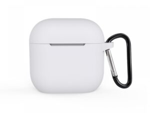 Airpods 4 szilikon tok, Fehér, 2.5 mm