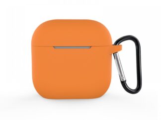 Airpods 4 szilikon tok, Narancs, 2.5 mm