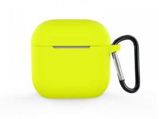 Airpods 4 szilikon tok, Neonsárga, 2.5 mm