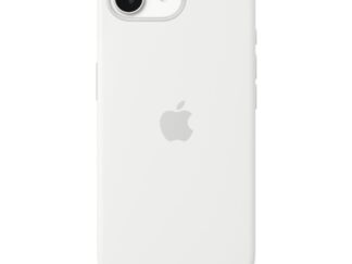 Apple iPhone 16e szilikon hátlap, fehér