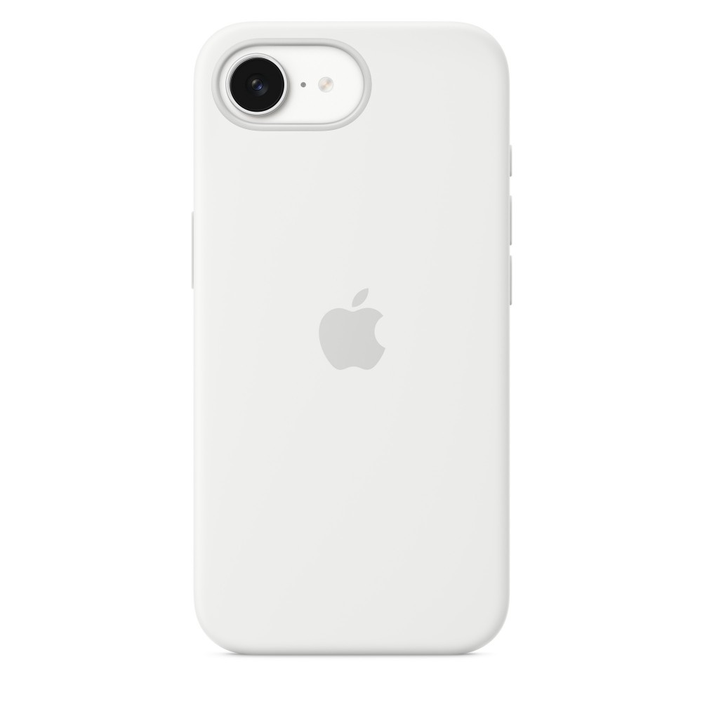 Apple iPhone 16e szilikon hátlap, fehér