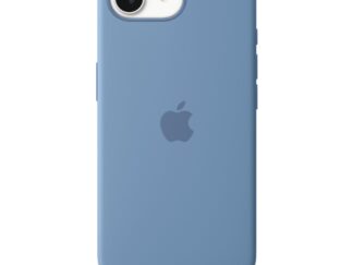 Apple iPhone 16e szilikon hátlap, kék