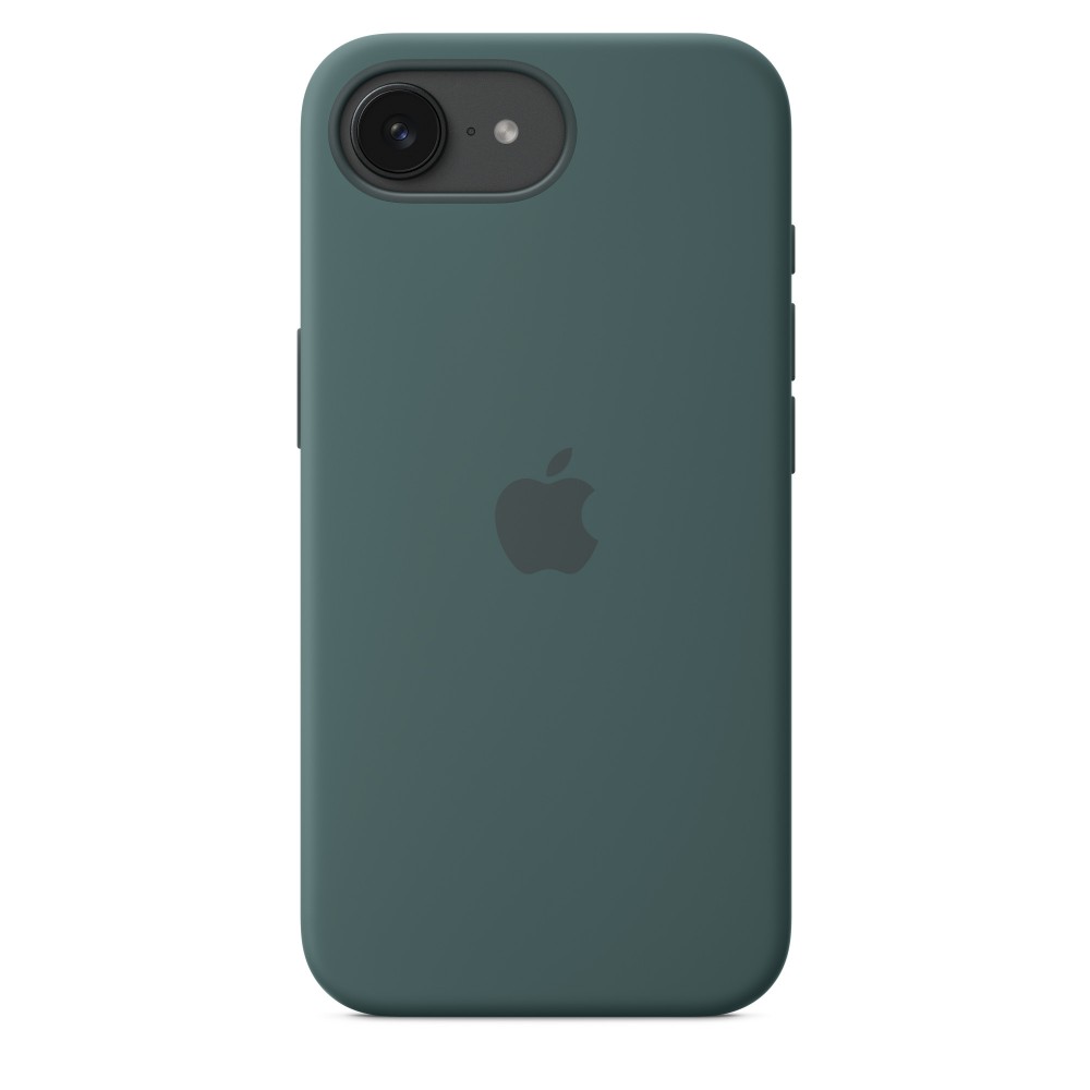 Apple iPhone 16e szilikon hátlap, zöld - Image 3
