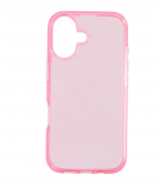 Iphone 16 csillámos szilikon hátlap, Pink - Image 2