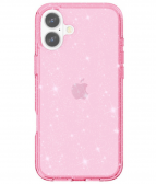 Iphone 16 csillámos szilikon hátlap, Pink - Image 4
