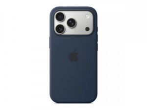 Apple iPhone 17 Pro MagSafe-rögzítésű éjfekete szilikontok