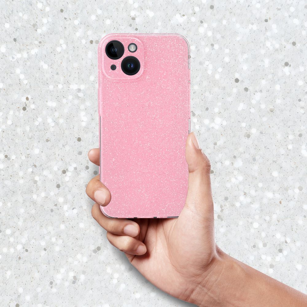 CLEAR CASE 2 mm BLINK for IPHONE 15 Pro pink - Image 3