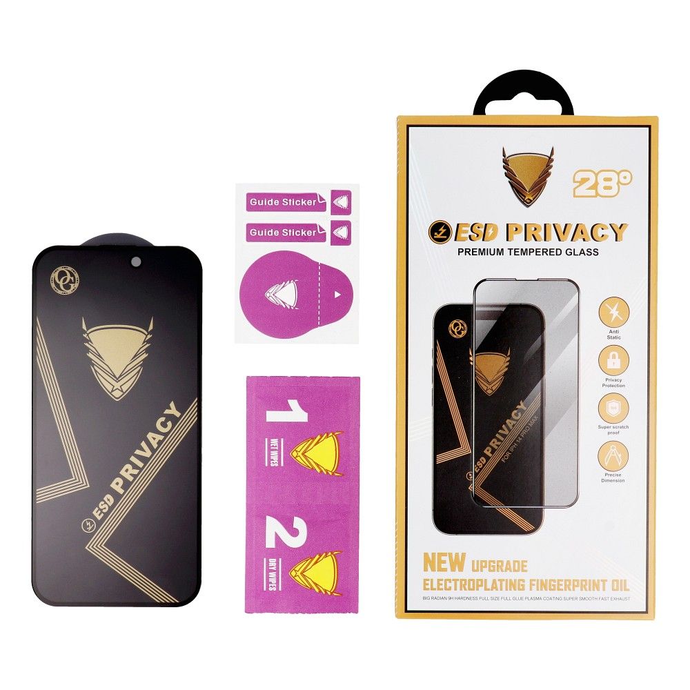 OG Premium Privacy Glass - for Samsung Galaxy S24 Plus black - Image 3