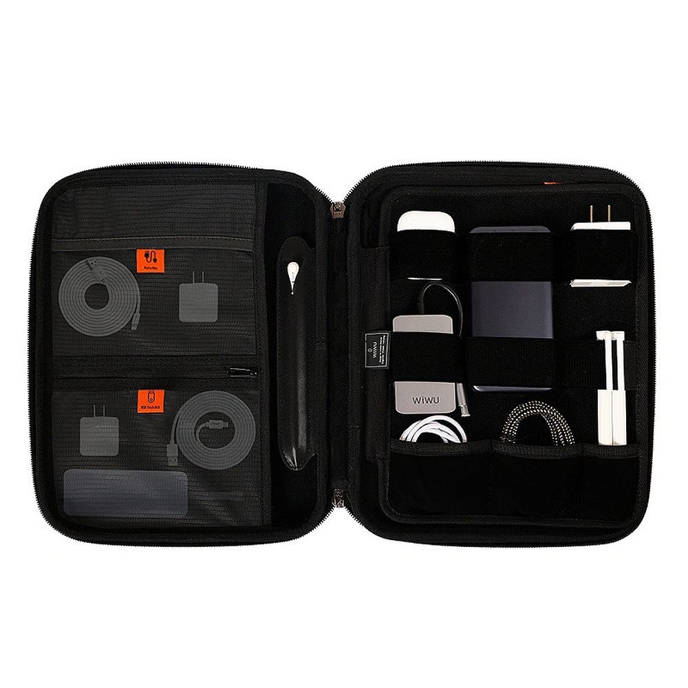WiWU - Waterproof Tablet Bag up to 12,9'' Parallel Hardshell Bag - black - Image 2