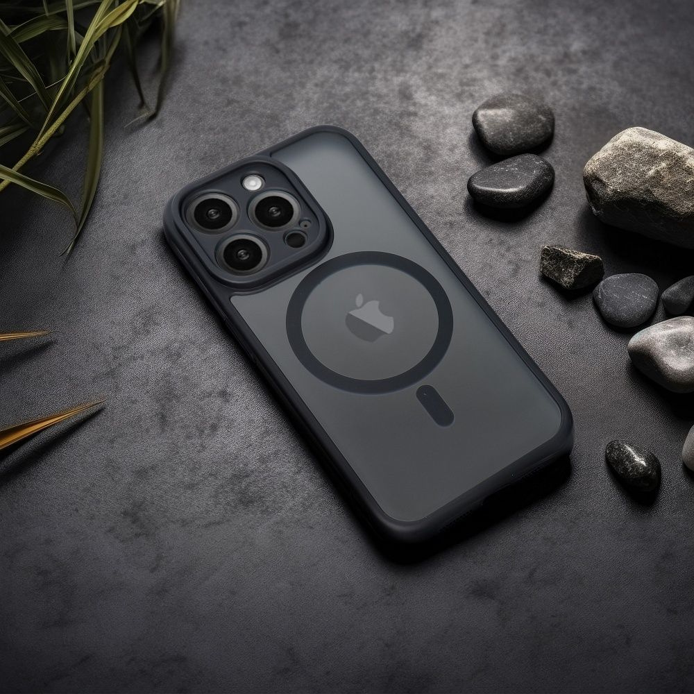 FULL MATTE MAG COVER case compatible with MagSafe for IPHONE 12 black - Image 6