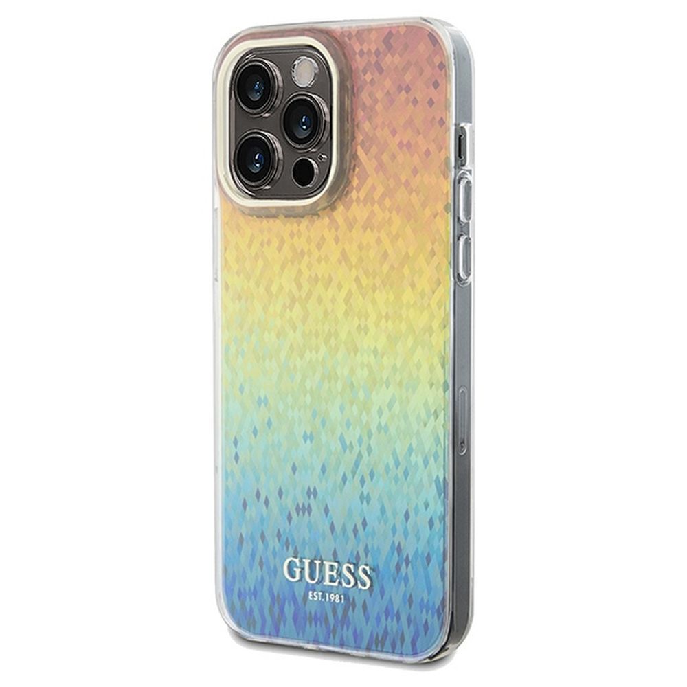 GUESS case for IPHONE 13 Pro GUHCP13LHDECMI (IML Faceted Mirror / disco iridescent) multicolor - Image 2