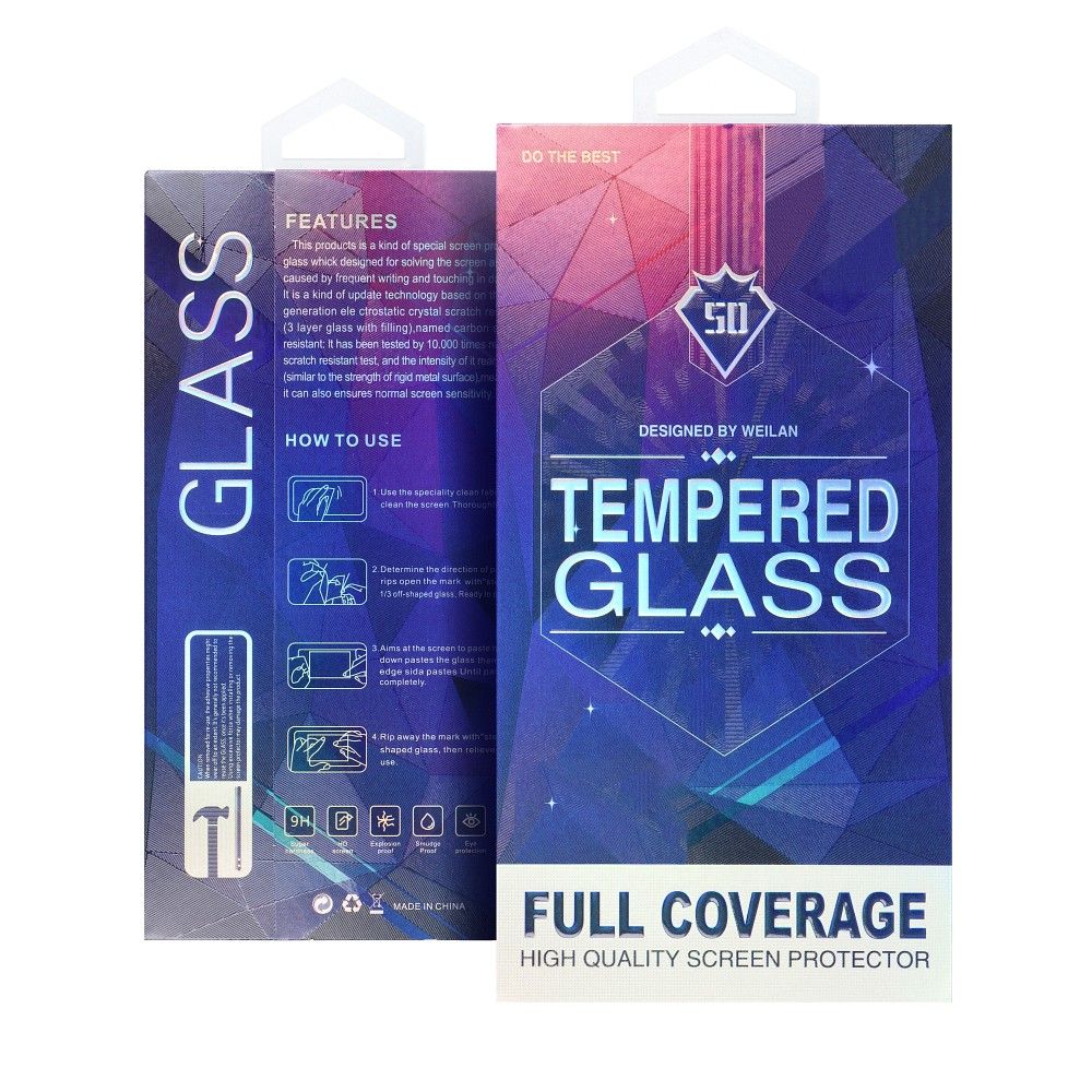 5D Full Glue Tempered Glass - for Xiaomi 14 Pro black - Image 2