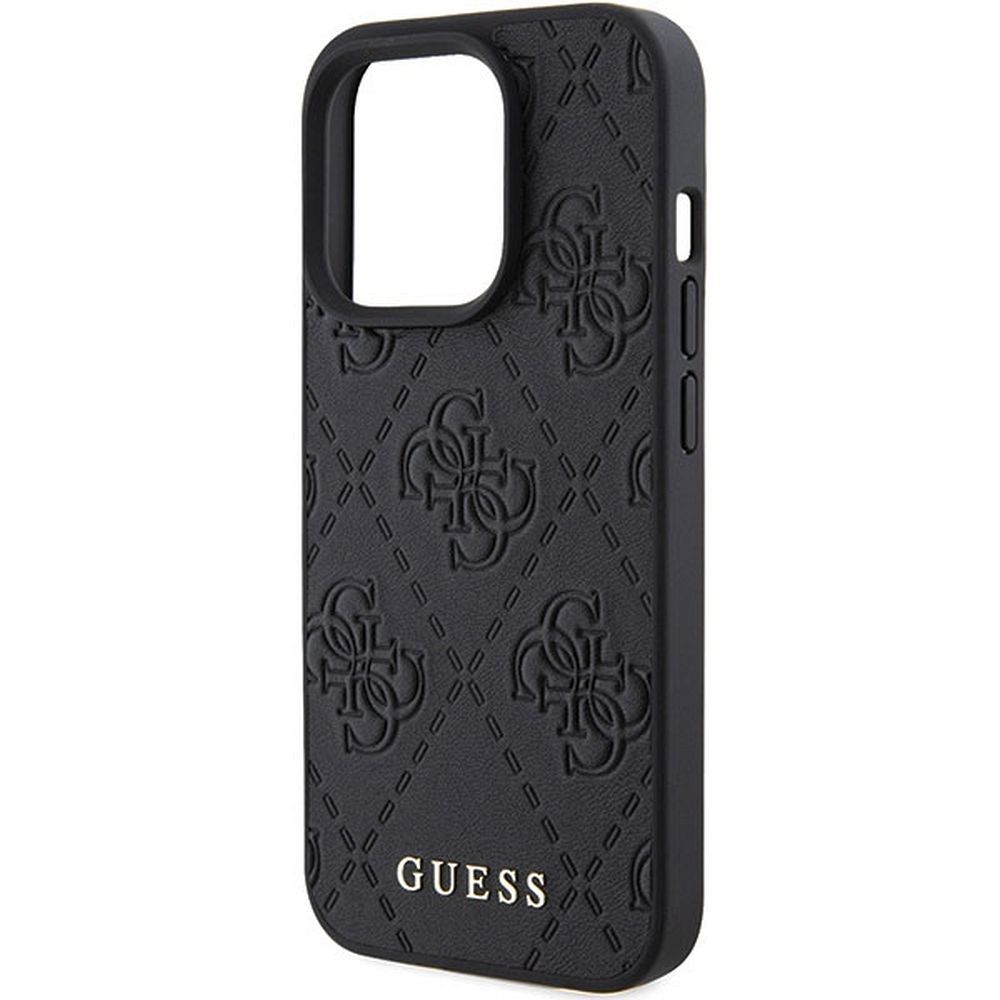 GUESS case for IPHONE 15 Pro GUHCP15LP4EPMK (Quilted 4G Classic) black - Image 3