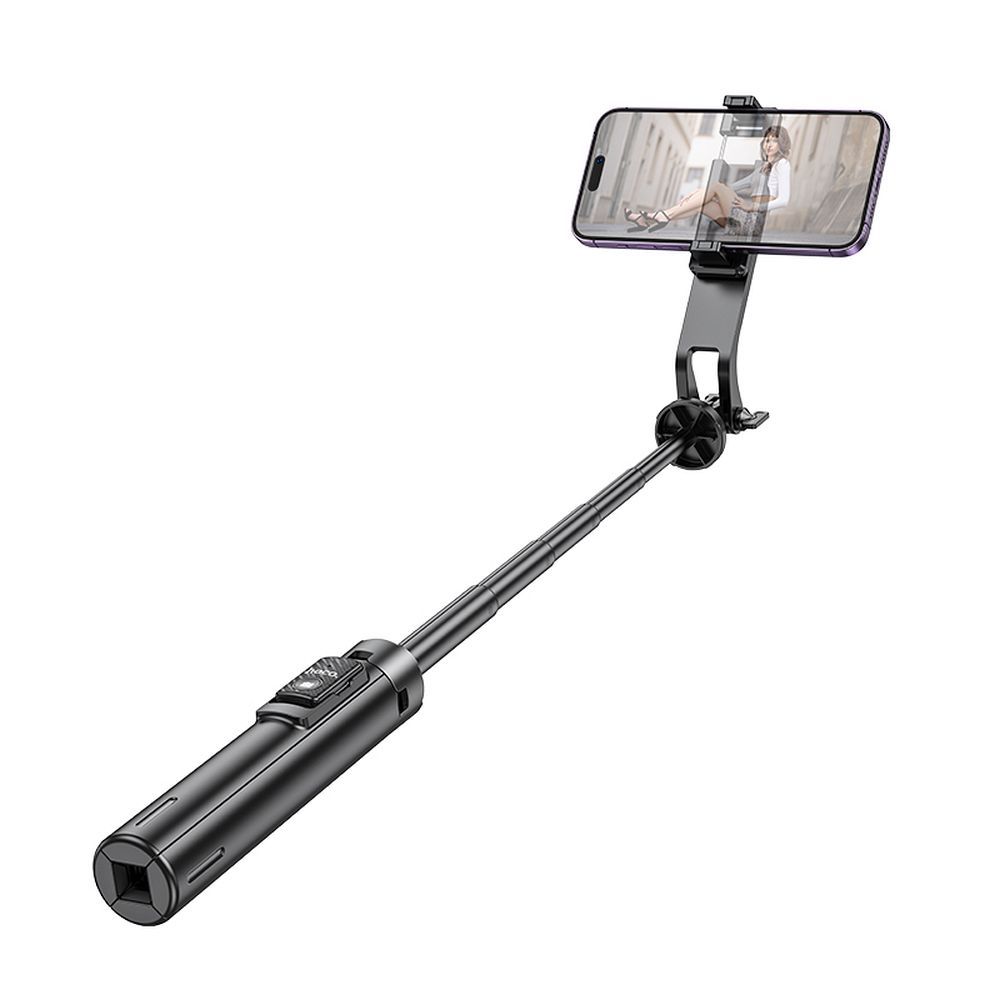 HOCO selfie stick with bluetooth remote control tripod K21 black - Image 3