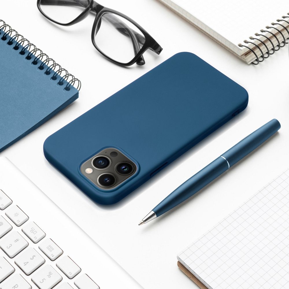 SILICONE case for IPHONE 12 / 12 Pro blue - Image 5