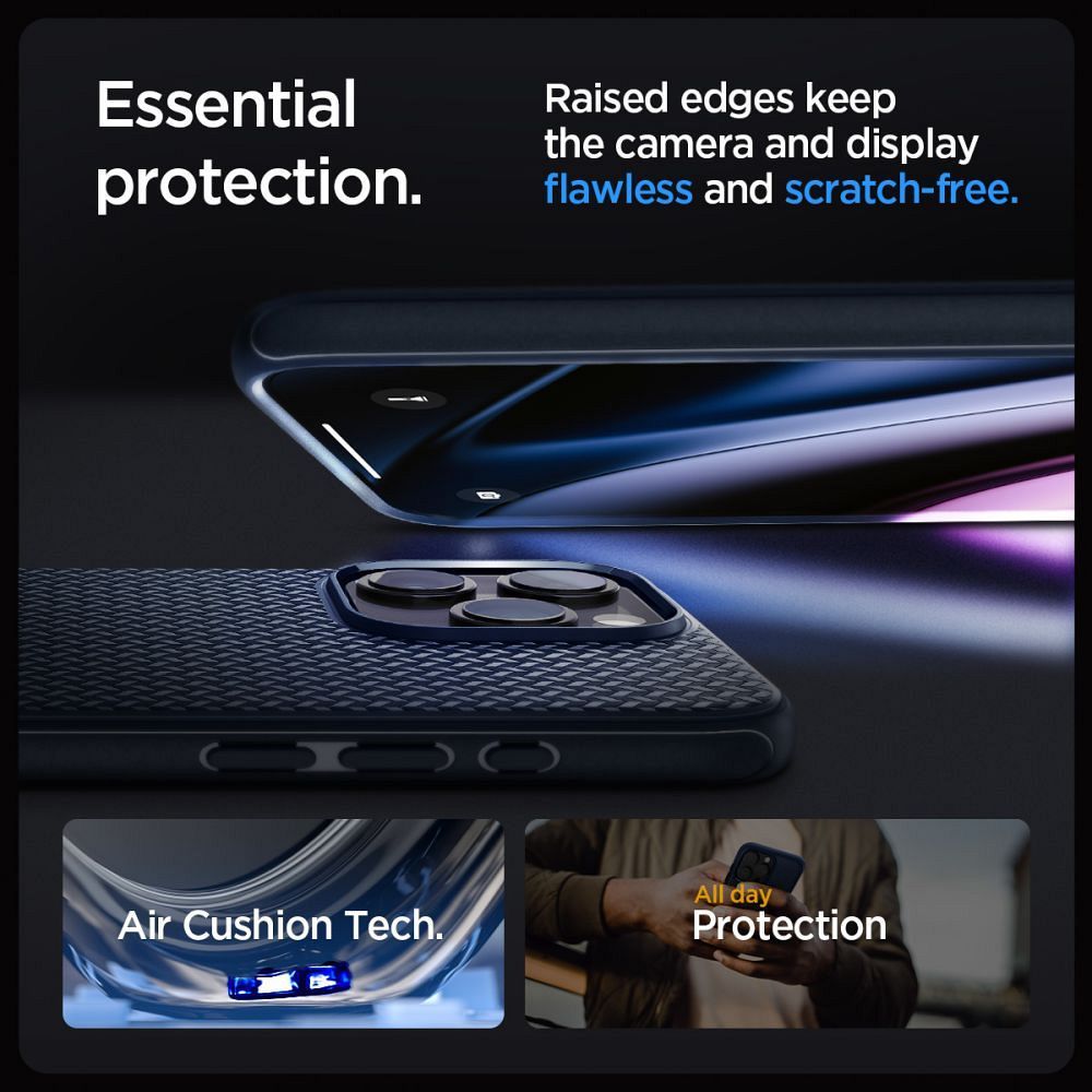 SPIGEN Mag Armor compatible with MagSafe for IPHONE 15 PRO navy blue - Image 13