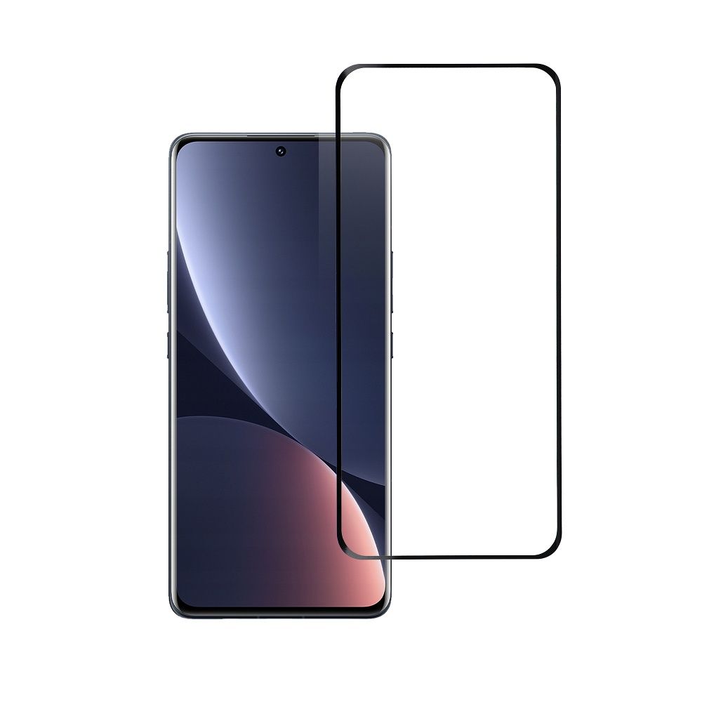 Tempered Glass Blue Star 5D - XIAOMI 12 Pro (full glue/case friendly) - Black