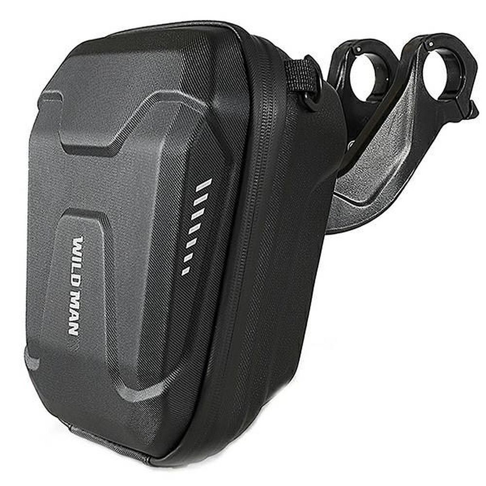 WILDMAN traveling bag for handlebars with zipper E8 3L black - Image 5