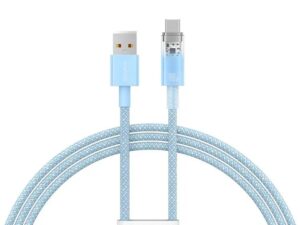 BASEUS cable USB A to Type C PD 100W Explorer CATS010403 1 m blue