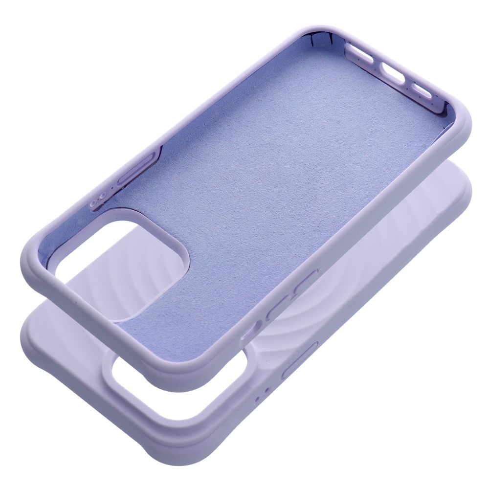 Silicone Zephyr Mag Cover compatible with MagSafe do IPHONE 15 PLUS lilac - Image 2