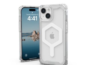 (UAG) Urban Armor Gear Plyo compatible with Magsafe for IPHONE 15 ice white