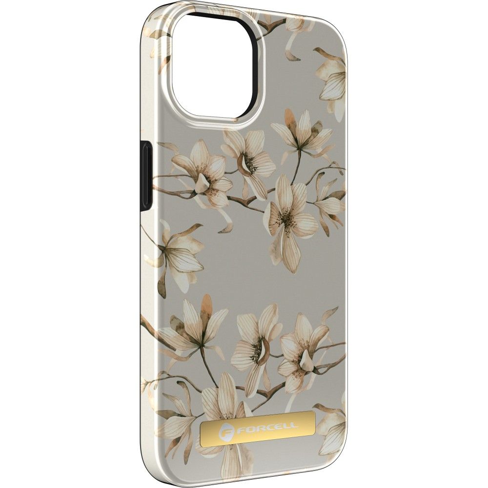 FORCELL F-PROTECT Mirage case compatible with MagSafe for IPHONE 14 Plus spring flowers - Image 3