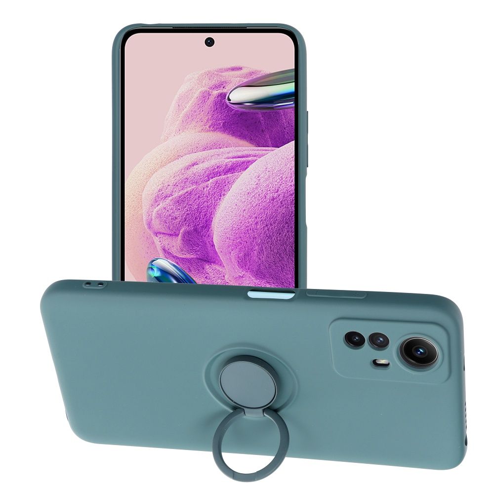 SILICONE RING case for XIAOMI Redmi Note 12S green