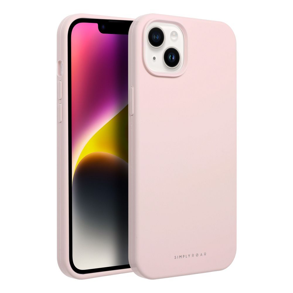Roar Cloud-Skin Case - for iPhone 14 Plus Light Pink - Image 2