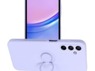SILICONE RING case for SAMSUNG A15 5G / A15 4G violet