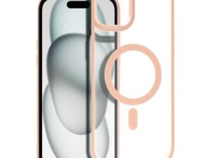 MATTE MAG COVER case compatible with MagSafe for IPHONE 15 Plus pink