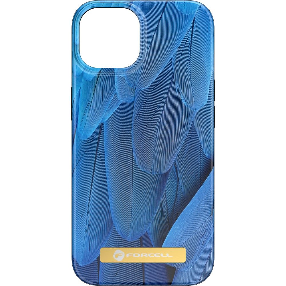 FORCELL F-PROTECT Mirage case compatible with MagSafe for IPHONE 14 PRO blue bird - Image 4