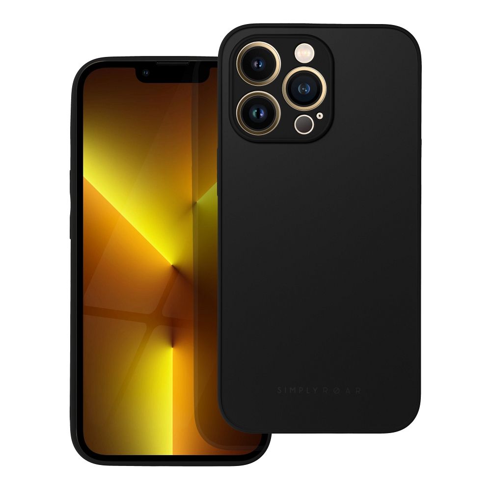 Roar Matte Glass Case - for iPhone XR black