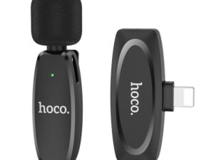 HOCO wireless lavalier microphone Lightning L15 black