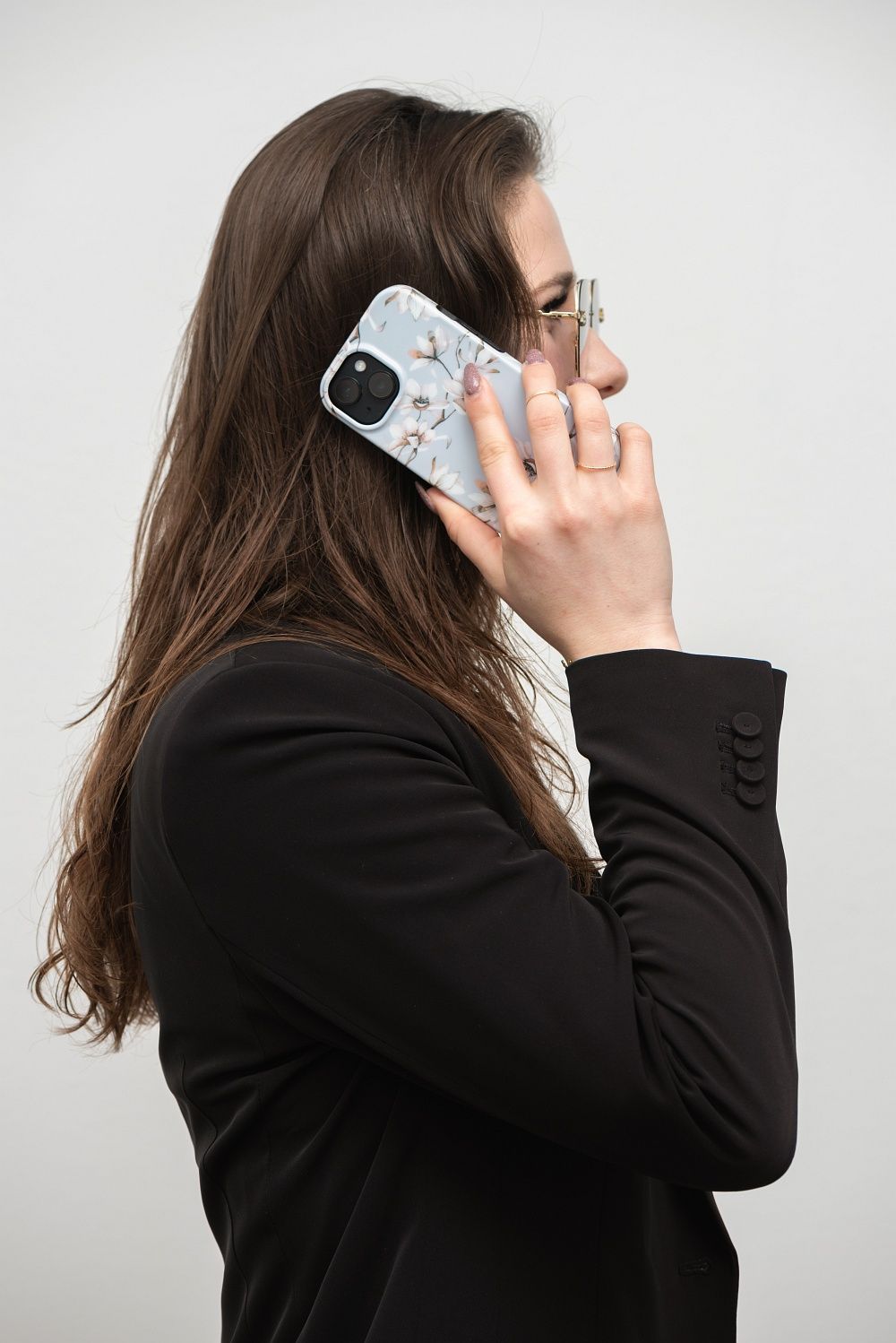 FORCELL F-PROTECT Mirage case compatible with MagSafe for IPHONE 14 Plus spring flowers - Image 7