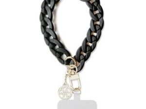 GUESS hand strap GUOUCBMC4MK (Large Chain Acrylic 4G Charms) black