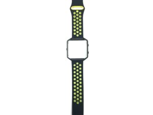 Fitbit Blaze szilikon óraszíj, Fekete-Zöld