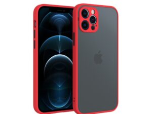 iPhone 13 Pro műanyag tok, piros, fekete