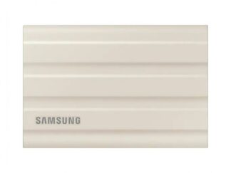 Samsung T7 Shield hordozható SSD,2TB,USB 3.2,Bézs