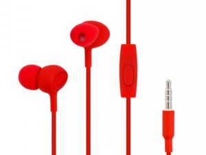 Cellect 3.5 jack sztereó headset, Piros