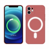 iPhone 14 Pro Max mágneses szilikon tok, Piros - Image 2