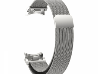 Samsung Watch 6 mágneses fém óraszíj, 20mm, Ezüst
