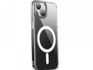 iPhone 15 mágneses szilikon tok, Átlátszó