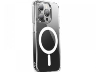 iPhone 15 Pro mágneses szilikon tok, Átlátszó