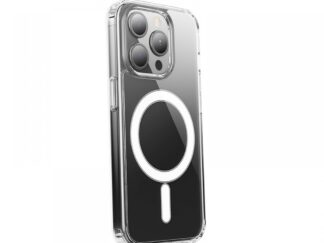 iPhone 15 Pro Max mágneses szilikon tok, Átlátszó