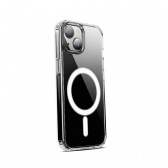 iPhone 15 Plus mágneses szilikon tok, Kék - Image 4