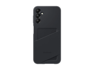 Samsung A15 kártyatartós hátlap, Kék-Fekete