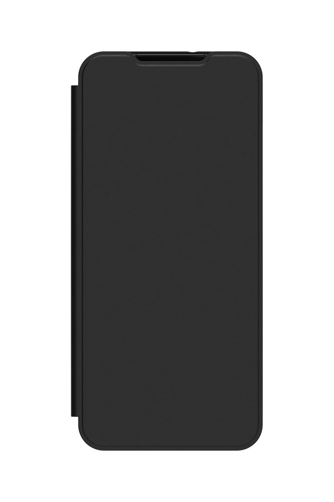 Samsung A05s kártyatartós flip tok, Fekete