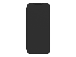 Samsung A15 4G/5G kártyatartós flip tok, Fekete