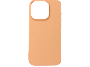 Premium szilikon tok, iPhone 15 Pro, Narancs
